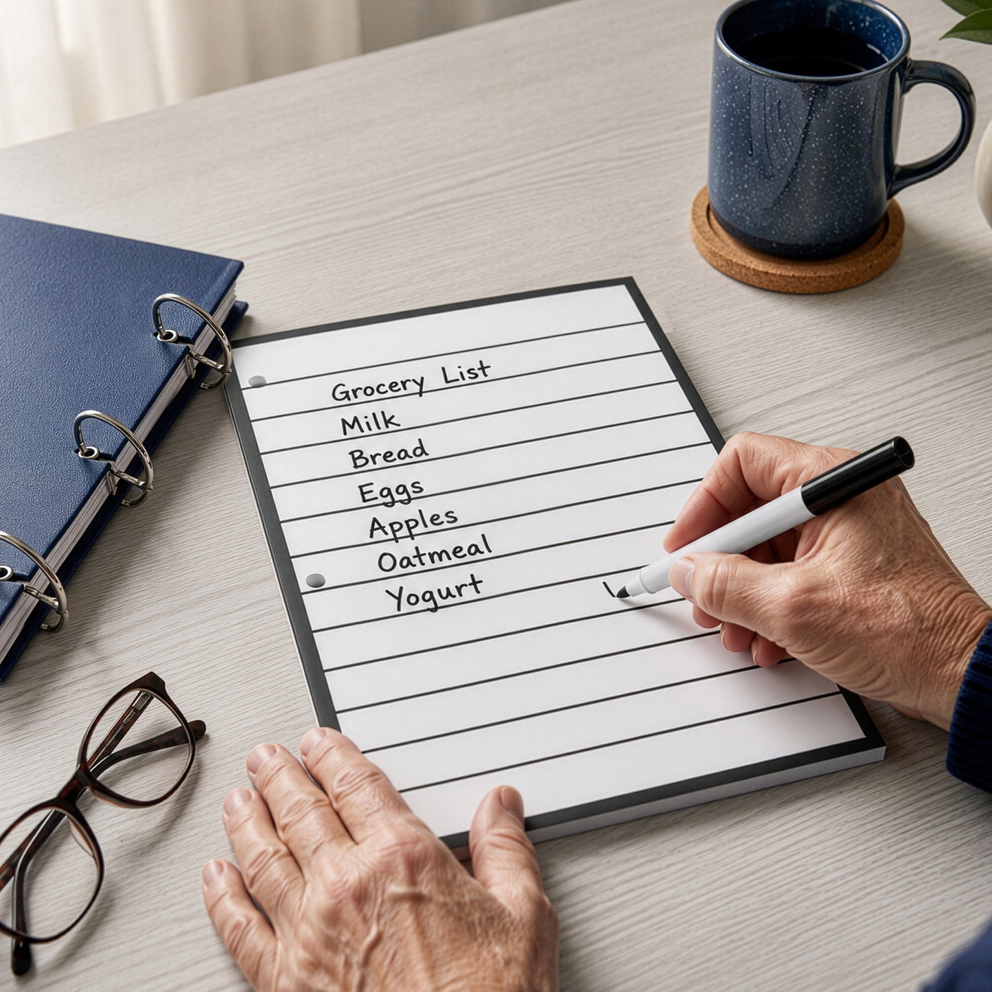 EZ2See® Lined Paper — Bold Line Writing Paper for Low Vision